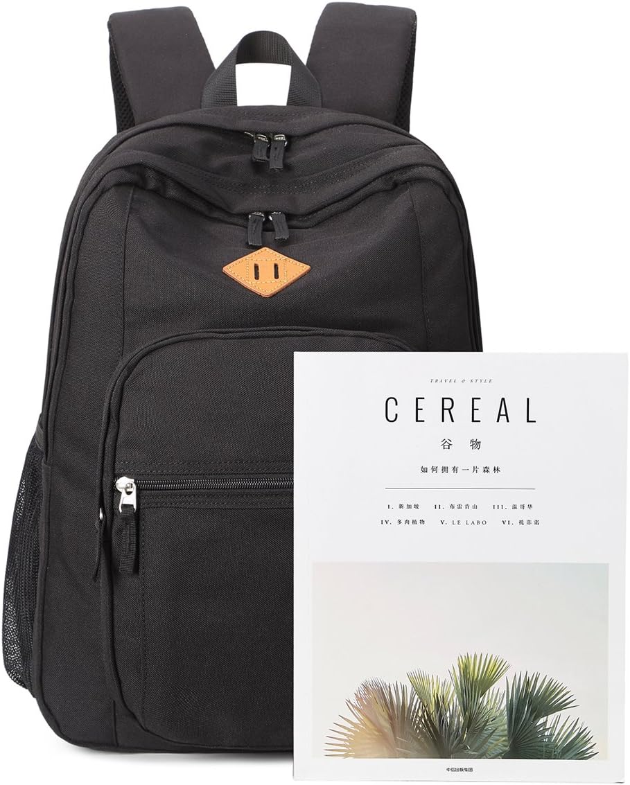abshoo Classical Basic Travel Backpack For School Water Resistant Bookbag - Image 9