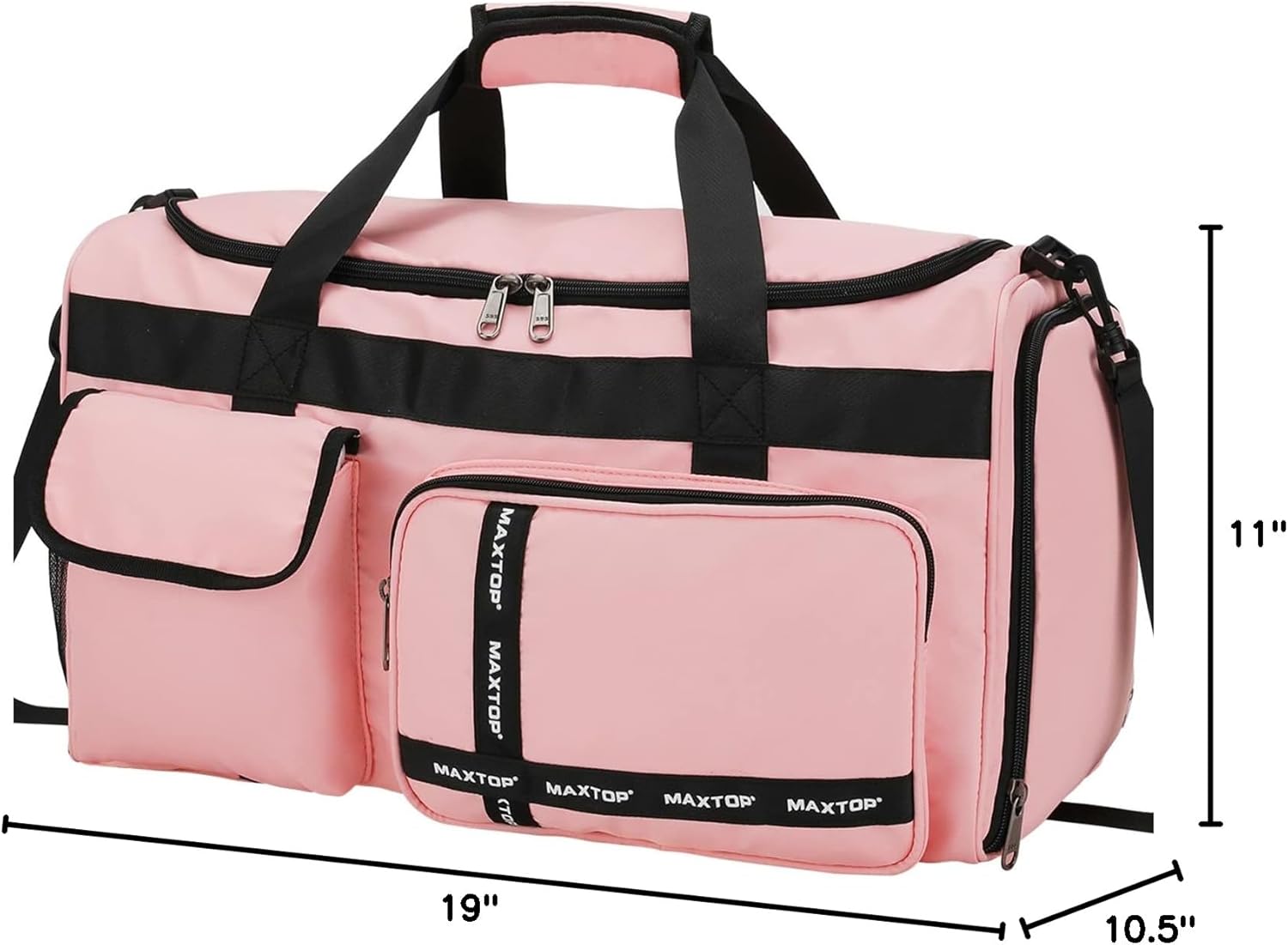 Gym Bag for Women Men Travel Duffle Bag Large Capacity Carry On Weekender Overnight Bag With Shoe Compartment Gym Tote Dry Wet Separation Duffel Bag for Travel - Image 9
